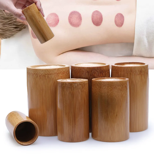 Aihao Brand 2024 Hot Product DropShipping 6cm Size 5PCS Hijama Cups Wholesale Bamboo Jar Cupping - Product Image 2