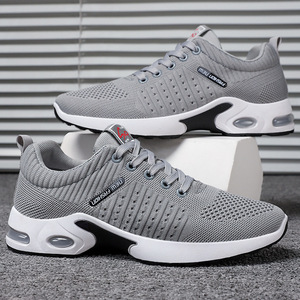 Zapatillas Deportivas Casuales para Hombre, Cómodas y Ligeras, con Parte Superior de Malla, Entresuela de PVC, Suela de Goma, Cierre con Cordones, Elegantes para Caminar - Product Image 2