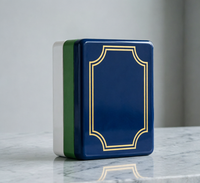 Jeu de Mahjong pliable de luxe américain en acrylique, 160 pièces |   Divertissement de casino portable et durable |   Jeu de Mahjong de mardi |