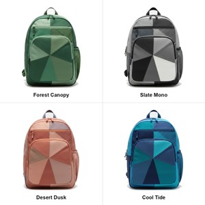 กระเป๋าเป้สะพายหลัง Pickleball Geo-Panel สำหรับใส่ไม้พาย 2 อัน พร้อมช่องเก็บเศษวัสดุ  รับทำโลโก้ตามสั่ง ขายส่ง กระเป๋าเป้สะพายหลังสำหรับไม้เทนนิสและไม้พาเดล - Product Image 5