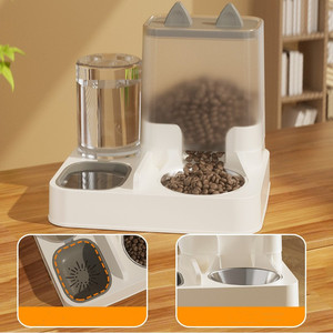 Comedero y Bebedero Automático Interactivo <span class=keywords><strong>para</strong></span> Mascotas 2 en 1, Tazón <span class=keywords><strong>de</strong></span> Comida por Gravedad, Dispensador <span class=keywords><strong>de</strong></span> <span class=keywords><strong>Agua</strong></span> <span class=keywords><strong>para</strong></span> Perros y <span class=keywords><strong>Gatos</strong></span> - Product Image 2