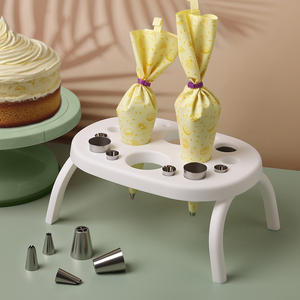 <span class=keywords><strong>Support</strong></span> de rangement pour poches <span class=keywords><strong>à</strong></span> <span class=keywords><strong>douille</strong></span> et douilles de pâtisserie, en plastique, pour décoration de gâteaux - Product Image 2