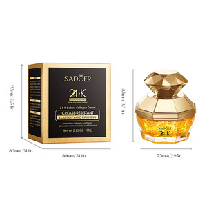 Crema Viso al Collagene Dorato 24K Idratante per Tutti i Tipi di Pelle Uso Giornaliero Migliora Pelle Secca e Ruvida Leviga le Rughe - Product Image 6