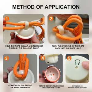لعبة كرة ذكية للقطط والكلاب صديقة للبيئة تعمل تلقائيًا بالجاذبية مصنوعة من ABS+TPR للتنظيف الذاتي والترفيه - Product Image 4