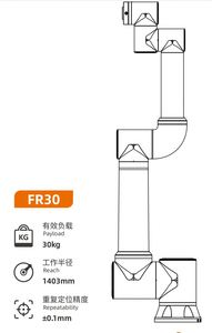 Robot de Seis Ejes de 30 KG para Automatización, 24V, Colaborativo, para Soldadura y Pulido, con Motor PLC, Clasificación IP54, Alta Precisión - Product Image 3