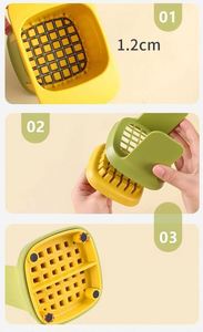 Hot Sale <b>Vegetable</b> Potato Slicer <b>Cutter</b> Chopper Chips Making Tool Potato Cutting Fries Tool - Product Image 3