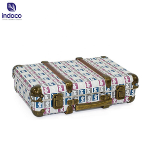 Customizable vintage travel wooden home large clothing <b>storage</b> box luggage stylish and durable luggage - Product Image 4
