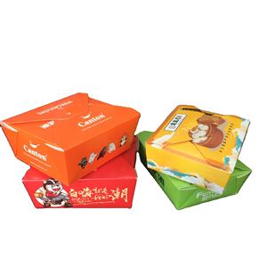 Boîte d'emballage en gros pour poulet frit, boîte à emporter pour poulet frit et frites, boîte d'emballage pour hamburger, LOGO imprimable, recyclable - Product Image 6