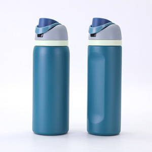 K136 <span class=keywords><strong>Botella</strong></span> de Agua para Niños de Acero Inoxidable de 24oz y 32oz, Deportiva, con Aislamiento de Doble Pared, Pajilla y Tapas, Opción de Logotipo Personalizado, Nuevo - Product Image 4