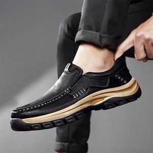 Zapatos de Trabajo para Hombre Más Vendidos en 2025, Zapatos Casuales Sin Cordones de Caña Baja, Cómodos y Antideslizantes - Product Image 4