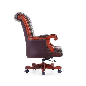 <span class=keywords><strong>Sedia</strong></span> da <span class=keywords><strong>Ufficio</strong></span> <span class=keywords><strong>Presidenziale</strong></span> Girevole in Legno Massello di Lusso Stile Nordico <span class=keywords><strong>Sedia</strong></span> Classica - Product Image 3