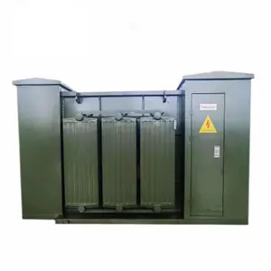 LVBIAN transformator distribusi 3 fase 3200/3500 kVA tegangan tinggi 13,8 KV 13,2 KV pad mounted Transformer