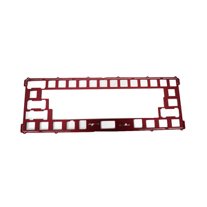 Teclado mecánico de fibra de carbono aleación de aluminio latón tecnología de mecanizado CNC servicio OEM ODM diseño personalizado - Product Image 4