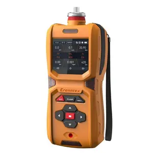 Hoge Precisie Draagbare 6 Gasdetector Co H2S O2 Ex CO2 Nox Stikstofoxiden Gas Analyzer Met Innerlijke Pomp