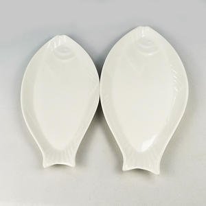 <span class=keywords><strong>Plateau</strong></span> <span class=keywords><strong>à</strong></span> fruits de mer en mélamine de qualité restaurant de 11 pouces et 14,5 pouces pour poisson grillé et crevettes - Product Image 5