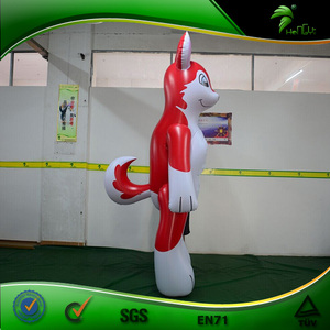 Costume de renard gonflable Hongyi, costume d'animal gonflable à marcher, costume d'inflation corporelle gonflable à l'air - Product Image 3