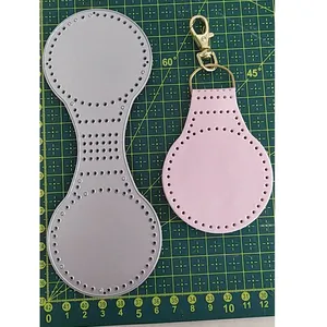 Aagu Yiwu Fabrikant Metaal Carbon Dies Scrapbooking Handwerk Gestikt Ronde Sleutelhanger Snijmatrijzen Sjabloon Voor Kaartdecoratie