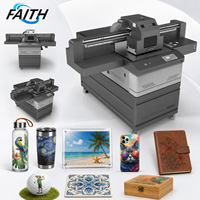 Impresora UV Industrial con Certificación CE Faith, Impresora Plana y Cilíndrica Todo en Uno para Impresión de Carcasas de Tabletas