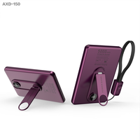 Powerbank Magnetik Tipis 3-in-1 10000mAh Pengisian Cepat Nirkabel Layar Digital Bahan Aluminium Alloy