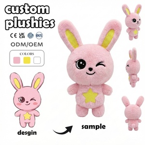 Fabricante de Peluches Personalizados de Personajes de Anime con MOQ Bajo, Muñeco de Peluche Suave Relleno de Algodón PP para Cumpleaños - Product Image 3