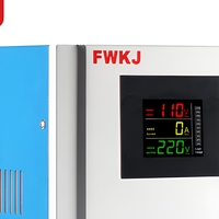 Régulateur de tension monophasé 5KVA en cuivre SVC entièrement automatique avec écran LCD 50Hz