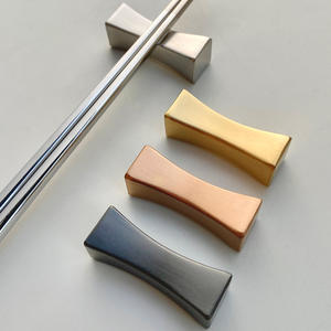 Stainless Steel <b>Chopstick</b> <b>Holder</b> Slim Waist Design Multi Purpose Hotel Restaurant Supply Silver Gold Rose Gold Black - Product Image 5