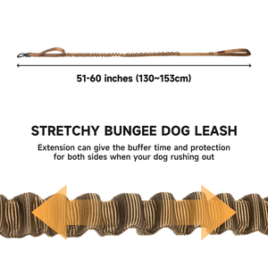 Laisse d'entraînement pour chien à deux poignées de haute qualité avec boucle de siège auto, ensemble laisse et collier tactique pour chien - Product Image 2