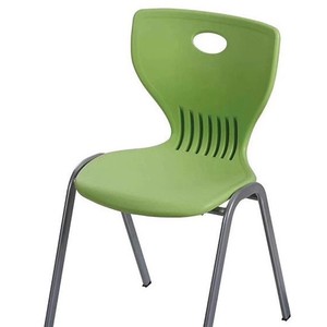 Kids Chair Green Plastic Stackable School Desk Chair For Children 3-18 Years Old <b>Office</b> <b>Computer</b> Use - Product Image 1