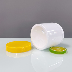 100ml 150ml 250ml 300ml High Quality Hair Care Cream PET White Plastic <b>Jar</b> with Custom Logo Printing for Conditioner Packaging - Product Image 4