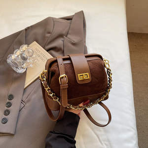 Sac à main pour femme très tendance, sacoche carrée de luxe à chaîne pour jeunes femmes - Product Image 5