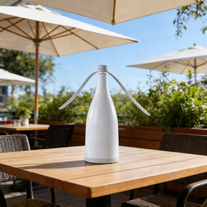 Ventilador de Diseño Moderno con Forma de Botella de Vino, Inalámbrico, Alimentado por 2 Baterías, para Restaurantes, Hoteles y Cafés, Disponible en Stock - Product Image 6