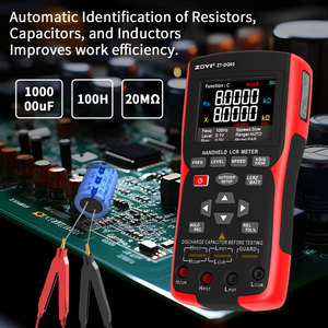 Ponte <span class=keywords><strong>LCR</strong></span> Digitale Portatile ZOYI ZT-DQ02 Tester di Resistenza Interna della Batteria con Funzioni di Misura di Capacità e Induttanza Elettrica - Product Image 3