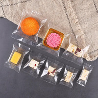 Sacs d'emballage alimentaire mats transparents scellés à la machine, qualité commerciale, pour l'emballage de gâteaux flocons de neige (vente en gros)