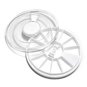 Boîte de rangement professionnelle pour décoration d'ongles à 12 compartiments, conteneur à roulettes en plastique détachable pour strass, accessoires de manucure et bijoux - Product Image 1