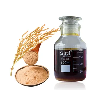 100% pure bulk organic rice bran oil carrier oil