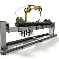 Peralatan Pengelasan Lini Produksi, Jig Robot Pengelasan 6 Axis Bersertifikasi CE untuk Produksi Massal