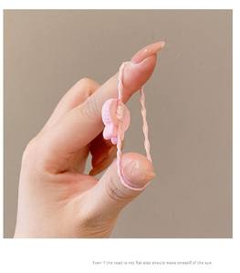 Fascia per capelli per bambini non male per capelli piccola fascia di gomma fascia alta elastica fascia di gomma accessori per capelli per bambini all'ingrosso GHA - 014 - Product Image 6