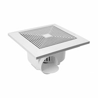 Ventilateur d'extraction mural OEM à haut débit d'air, faible bruit, moteur en cuivre pur, ventilateur carré pour salle de bain et cuisine