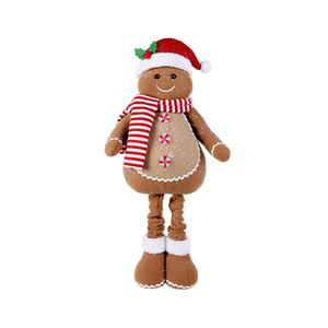 76cm High End Version Kitchen <b>Gingerbread</b> <b>Man</b> Ornament Christmas Red Festive Recycling Adjustable Height Biscuit Figure Figure - Product Image 5