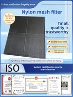 Filtre à charbon actif en maille de nylon pour climatisation centralisée, élément filtrant primaire anti-poussière pour sortie d'air à lamelles