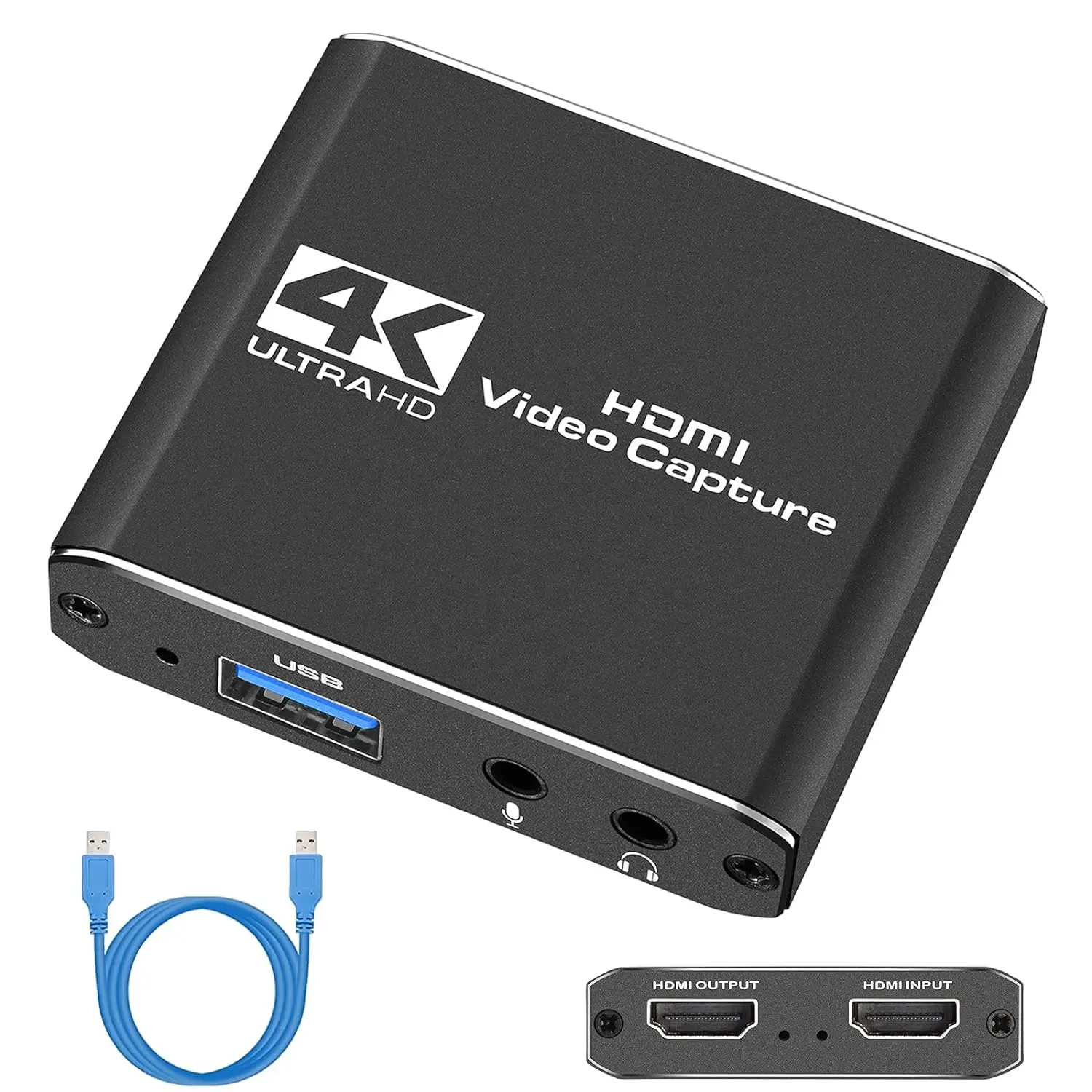 SY 4K HDMI cattura video, USB3.0 HDMI videoregistratore grabber Hdmi a usb dispositivo di acquisizione video per la cattura di Os