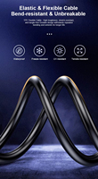 Cable de Fibra Óptica USB 3.1 A085 de 4 Núcleos, Carga Rápida de 60W, 10Gbps, Tipo C Macho a Macho para Sistema de Audio y Datos para Conferencias