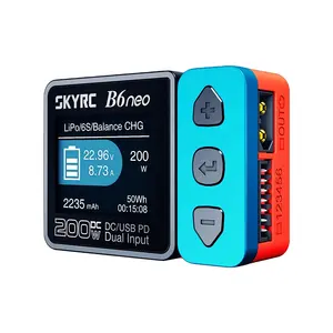 SKYRC B6neo LiPo Battery Smart Balance Charger DC 200W PD 80W Input For RC Model Car Ship Boat Airplane