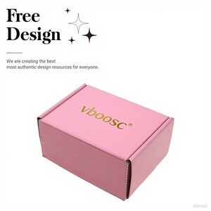 Tùy chỉnh gấp hộp sóng bưu phẩm giấy kraft bao bì hộp thể hiện vận chuyển cho may mặc sản phẩm quần áo hộp giao hàng - Product Image 3