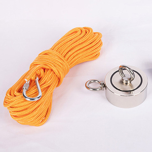 D98 <span class=keywords><strong>mm</strong></span> 400 kg Kit d'aimant de pêche de récupération en <span class=keywords><strong>n</strong></span>éodyme double face - Product Image 3