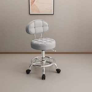 High Quality Modern Style <b>Barber</b> <b>Chair</b> for Beauty Salon Comfortable Leather Seat with Steel and Metal Frame Salon Furniture - Product Image 2