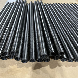 Tubos curvos de fibra de carbono 3K personalizables, con acabado cepillado en color sarga, para piezas de aeromodelismo, tubos huecos, bolsas y paraguas con técnicas de tejido - Product Image 6