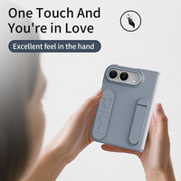 Étui de téléphone portable en silicone avec sangle de poignet pour iPhone Duo 18 Fold, coque rigide en PC mince avec protection d'écran HD