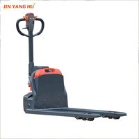 Chariot élévateur à palettes entièrement électrique JIN YANG HU, best-seller, 2T 3T, avec batterie au plomb-acide et pneus en PU pour entrepôt et chantier