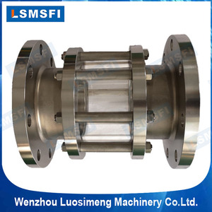 LSMSFI industrial stainless steel <strong>flange</strong> <strong>sight</strong> tempered <strong>glass</strong> sus ptfe sg-zt300 1/2"inch to 8"inch - Product Image 3